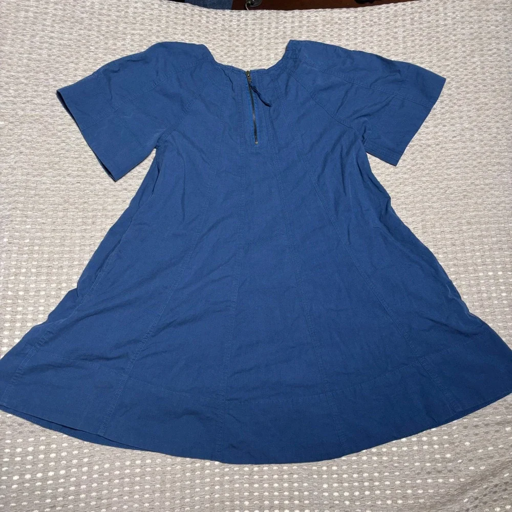 Free people mini dress minimalistic becca short sleeve sz small